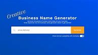 Image result for Catchy Business Names Generator