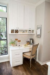 Image result for Small Built in Kitchen Desk