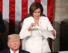 Image result for Nancy Pelosi at Union Speech