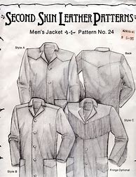 Image result for Leather Jacket Pattern