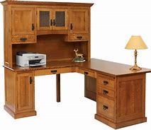 Image result for Corner Bedroom Wood Desk