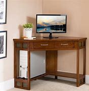 Image result for Unfinished Solid Wood Corner Desk