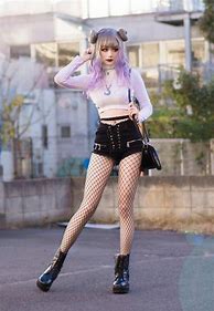 Image result for Pastel Punk Outfits