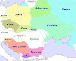 Image result for Slavic Language Map