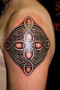 Image result for Celtic Tribal Shoulder Tattoos