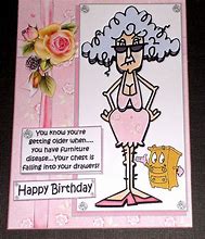 Image result for Old Lady Birthday Cards