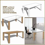 Image result for Adjustable Office Desk with Drawers