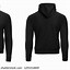 Image result for Plain Black Hoodie Template