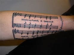 Image result for Music Quote Tattoos