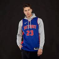 Image result for White Hoodie with Laker Jersey Over It