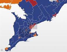 Image result for Ontario Federal Election Results Map