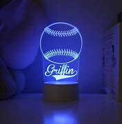 Image result for Baseball Night Light Personalized