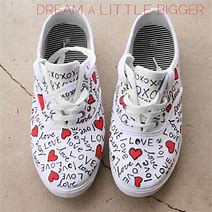 Image result for DIY Canvas Sneakers