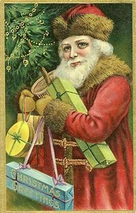 Image result for Vintage Santa Claus Ornaments
