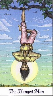 Image result for The Hanged Man Tarot Card Thoth Deck