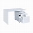 Image result for white desk with file drawer
