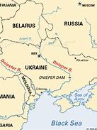 Image result for Dnieper River On a Map