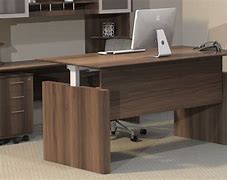 Image result for Wood Adjustable Height Desk
