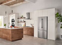 Image result for Kitchen Cabinets around Refrigerator