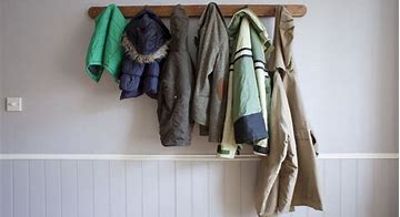 Image result for Wall Hanging Coat Rack for Heavy Winter Coats