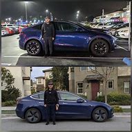 Image result for Man Taking Selfie with a Tesla