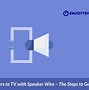 Image result for How to Connect Speaker Wire to TV