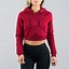 Image result for Red Hoodie Crop Top and Skinny Jeans