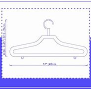 Image result for Closet Clothes Hanger Dimensions