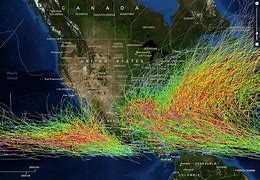 Image result for Map of Hurricane in the Atlantic