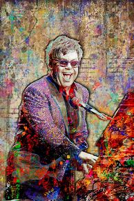 Image result for Elton John Print