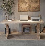 Image result for Unfinished Wood Desk