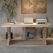 Image result for Dark Wood Office Desk