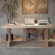 Image result for Gray Rustic Wood Desk