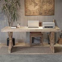 Image result for Gray Natural Wood Desk