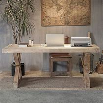 Image result for Rustic Solid Wood Desk