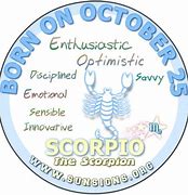 Image result for October 25 Zodiac