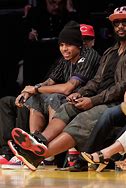 Image result for Chris Brown Courtside