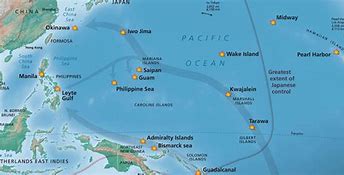 Image result for Map of Pacific War