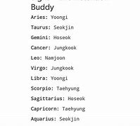 Image result for BTS Zodiac Signs