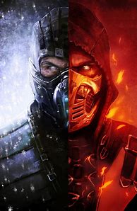Image result for Sub-Zero Scorpion Mortal Kombat 11 Fan Art
