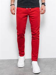 Image result for Red Sweatpants Men