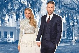 Image result for Ryan Reynolds Blake Lively Plantation Wedding