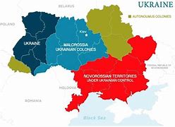 Image result for Ukraine Separatist Regions Map