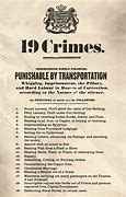 Image result for List of 19 Crimes