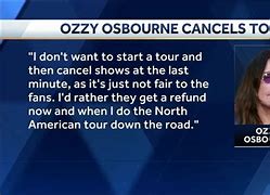 Image result for Osbourne cancels tour