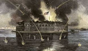 Image result for American Civil War Fort Sumter