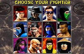 Image result for Original Mortal Kombat Characters