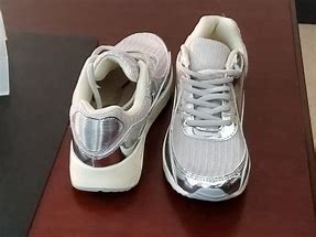 Image result for White Sneakers with Silver