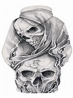 Image result for Skull Wearing Hoodie