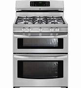 Image result for Stainless Steel Double Oven Range